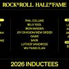 2026 Rock n Roll Hall Of Fame winners